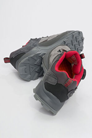 HUMTTO Kadın Sneaker Günlük Ayakkabı Gerçek Deri MC 20369 GRİ