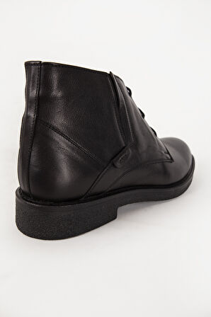 Erkek Klasik Casual Bot Gerçek Deri BR 07116 SİYAH