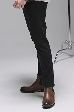 MARCOMEN Erkek Klasik Chelsea Bot Gerçek Deri MC 12275 TABA