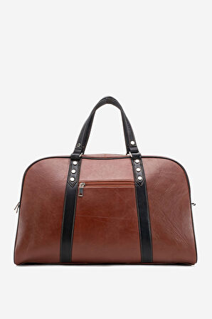 DERİCLUB 2088 Gerçek Deri Unisex El Bavulu TABA