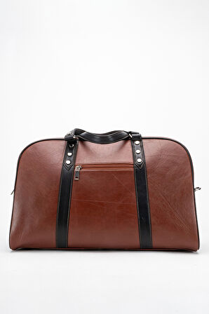 DERİCLUB 2088 Gerçek Deri Unisex El Bavulu TABA