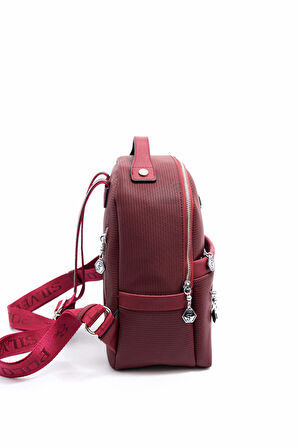 SİLVER POLO 1061 Kadın Sırt Çantası PT BORDO/BORDO