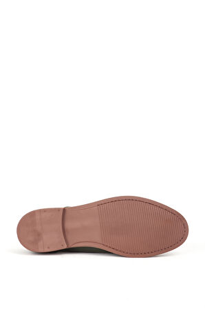 DERİCLUB Erkek Bağcıklı 4 Mevsim Klasik Ayakkabı Gerçek Deri 2650/2 YEŞİL