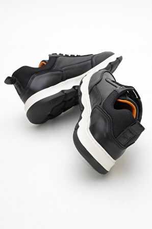 DERİCLUB Erkek Rahat Taban Comfort Casual Ayakkabı Gerçek Deri FR 252290 SİYAH