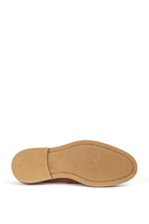DERİCLUB Erkek Gerçek Deri Klasik Loafer FR 242025 TABA