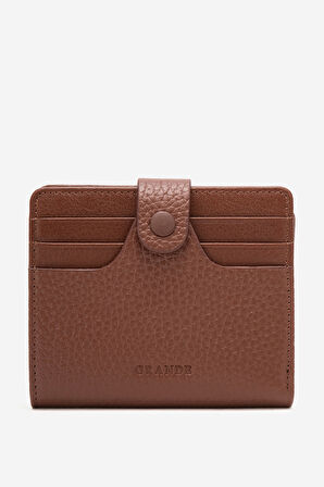 GD 1505 Gerçek Deri Kartlıklı Çıtçıt Kapama Erkek Cüzdan TABA