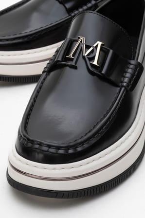 MARCOMEN Erkek Kalın Taban Klasik Loafer Gerçek Deri MC 21108 SİYAH