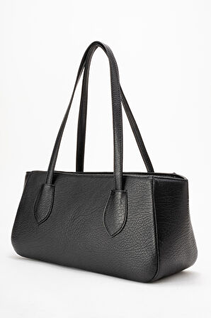 DERİCLUB Hailey Kadın Omuz Çantası SİYAH