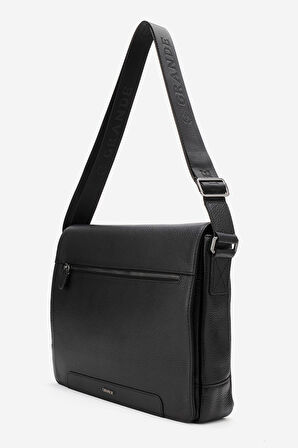 GD 4253  Hakiki Deri Evrak Çantası SİYAH