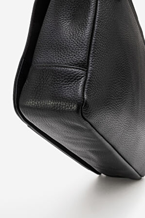 GD 4253  Hakiki Deri Evrak Çantası SİYAH