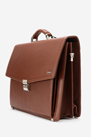 GD 4211 Hakiki Deri Erkek Kilitli Evrak Çantası TABA