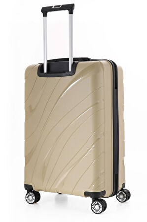 ÇÇS 5223 Polipropilen Büyük Boy Seyahat Valizi VİZON