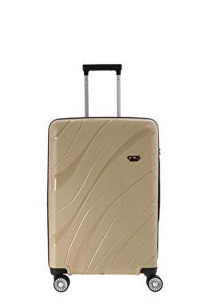 ÇÇS 5223 Polipropilen Orta Boy Seyahat Valizi VİZON