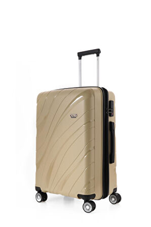 ÇÇS 5223 Polipropilen Orta Boy Seyahat Valizi VİZON