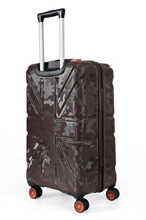 ÇÇS 5243 TROLLEY Büyük Boy Valiz KAHVERENGİ