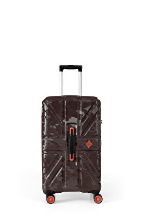 ÇÇS 5243 TROLLEY Kabin Boy Valiz KAHVERENGİ