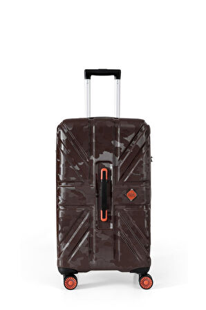 ÇÇS 5243 TROLLEY Orta Boy Valiz KAHVERENGİ