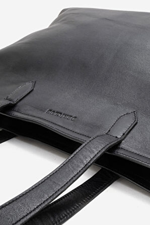 DERİCLUB Majoste Kadın Omuz Çantası SİYAH