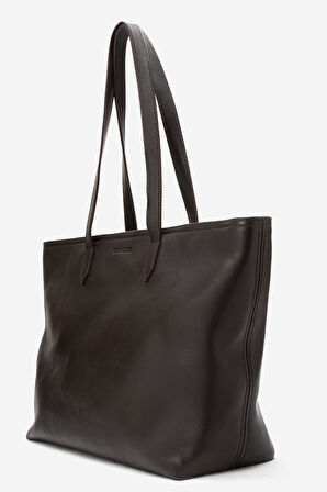 DERİCLUB Majoste Kadın Omuz Çantası KAHVERENGİ