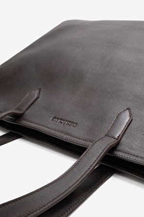 DERİCLUB Majoste Kadın Omuz Çantası KAHVERENGİ