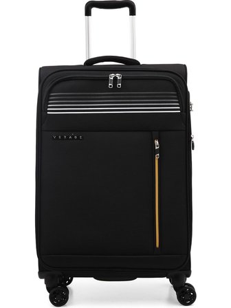 ÇAVUŞOĞLU GM22020W Kumaş Orta Boy Valiz SİYAH 