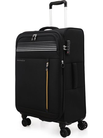 ÇAVUŞOĞLU GM22020W Kumaş Orta Boy Valiz SİYAH 