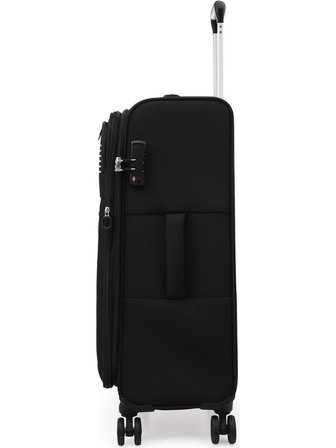 ÇAVUŞOĞLU GM22020W Kumaş Orta Boy Valiz SİYAH 