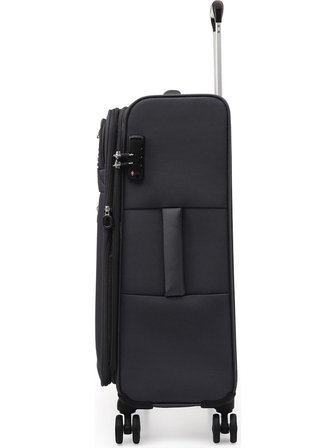 ÇAVUŞOĞLU GM22020W Kumaş Büyük Boy Valiz GRİ 