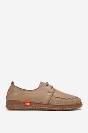Kadın Comfort Günlük Loafer Ayakkabı Gerçek Deri PN 2084 NUDE