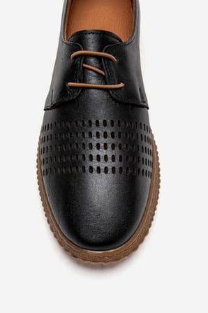 Kadın Comfort Günlük Loafer Ayakkabı Gerçek Deri PN 2087 SİYAH