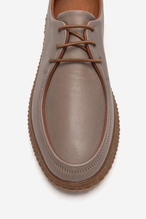 Kadın Comfort Günlük Loafer Ayakkabı Gerçek Deri PN 2005 VİZON