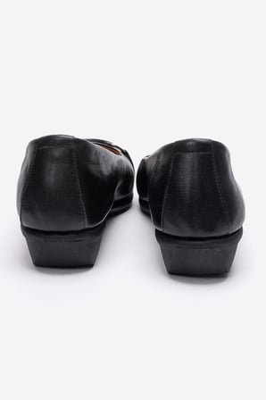 Kadın Comfort Babet Ayakkabı Gerçek Deri MTD 24378 SİYAH