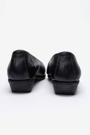 Kadın Comfort Babet Ayakkabı Gerçek Deri MTD 24376 SİYAH