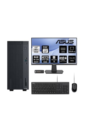 ExpertCenter P500 i7 13620H 16GB 512GB SSD W11P Masaüstü Bilgisayar + 23.8" Monitör