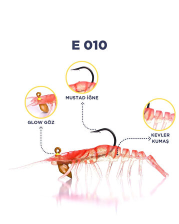 CARETTA SAKURA SHRIMP 6,5G 76Mm E 010