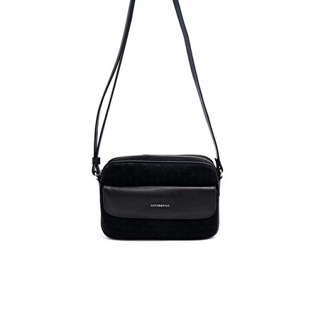 Silver Polo  Kadın Çapraz Çanta 1165-45961 SILVER POLO ÇAPRAZ BAYAN ÇANTASI M158 SİYAH-NOVA SİYAH