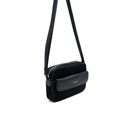 Silver Polo  Kadın Çapraz Çanta 1165-45961 SILVER POLO ÇAPRAZ BAYAN ÇANTASI M158 SİYAH-NOVA SİYAH