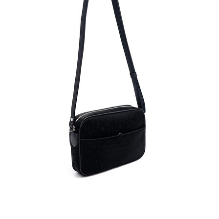 Silver Polo  Kadın Çapraz Çanta 1165-45961 SILVER POLO ÇAPRAZ BAYAN ÇANTASI M158 SİYAH-NOVA SİYAH