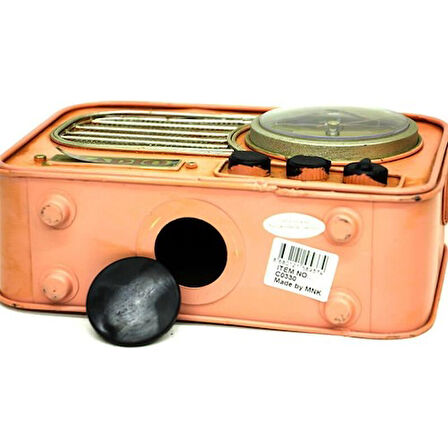 Himarry Dekoratif Metal Radyo Saat Masa Saati Vintage Ev Ofis Hediyelik