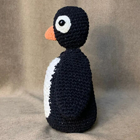 Uretti - Fatma 5285 - El Örgüsü Amigurumi Sevimli Penguen - 11 x 19 cm