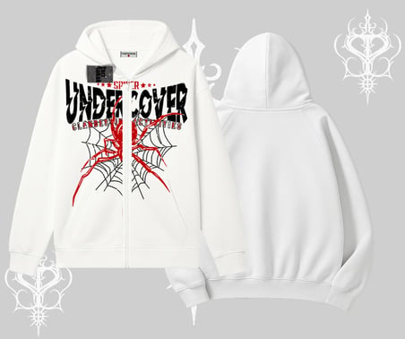 Beyaz Hırka Sweatshirt Spider Undercover