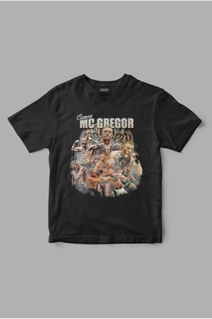 Conor Mcgregor " Retro " UFC Baskılı Tişört