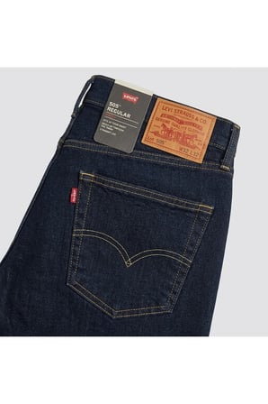 505® regular fit likralı esnek kumaş klasik Erkek Jean Pantolon--düz lacivert-- Lacivert05 / 32/32