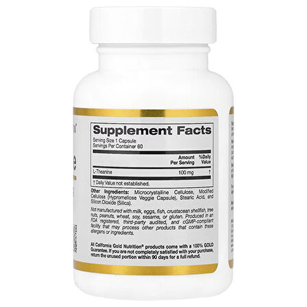 L-theanine 100 mg 60 Kapsül AlphaWave