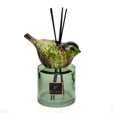 Kendi Kokunu Seç- Bird Collection Yeşil Cam Çubuklu Difüzör-(Esanssız)