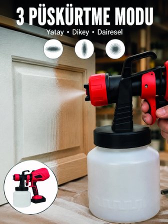 3 Farklı Püskürtme Modu İle Homojen Boya Dağılımı