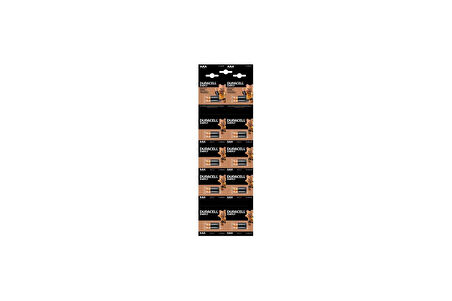 DURACELL AAA KARTELA PİL 20Lİ
