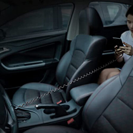 Araba araç çakmak Micro dönüştürücü Şarj aleti soketi 5W Micro Kablo + Araç Şarj Aleti