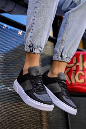 Chekich CH087 BT Erkek Ayakkabı SİYAH / ANTRASİT