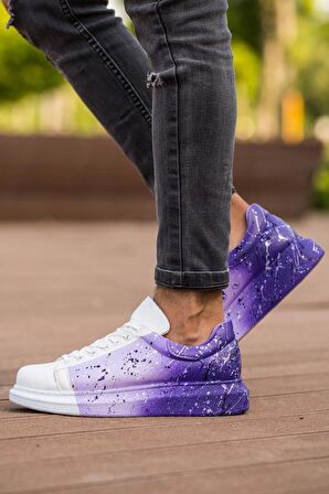 Chekich CH254 BT Erkek Ayakkabı 447 BEYAZ / MOR